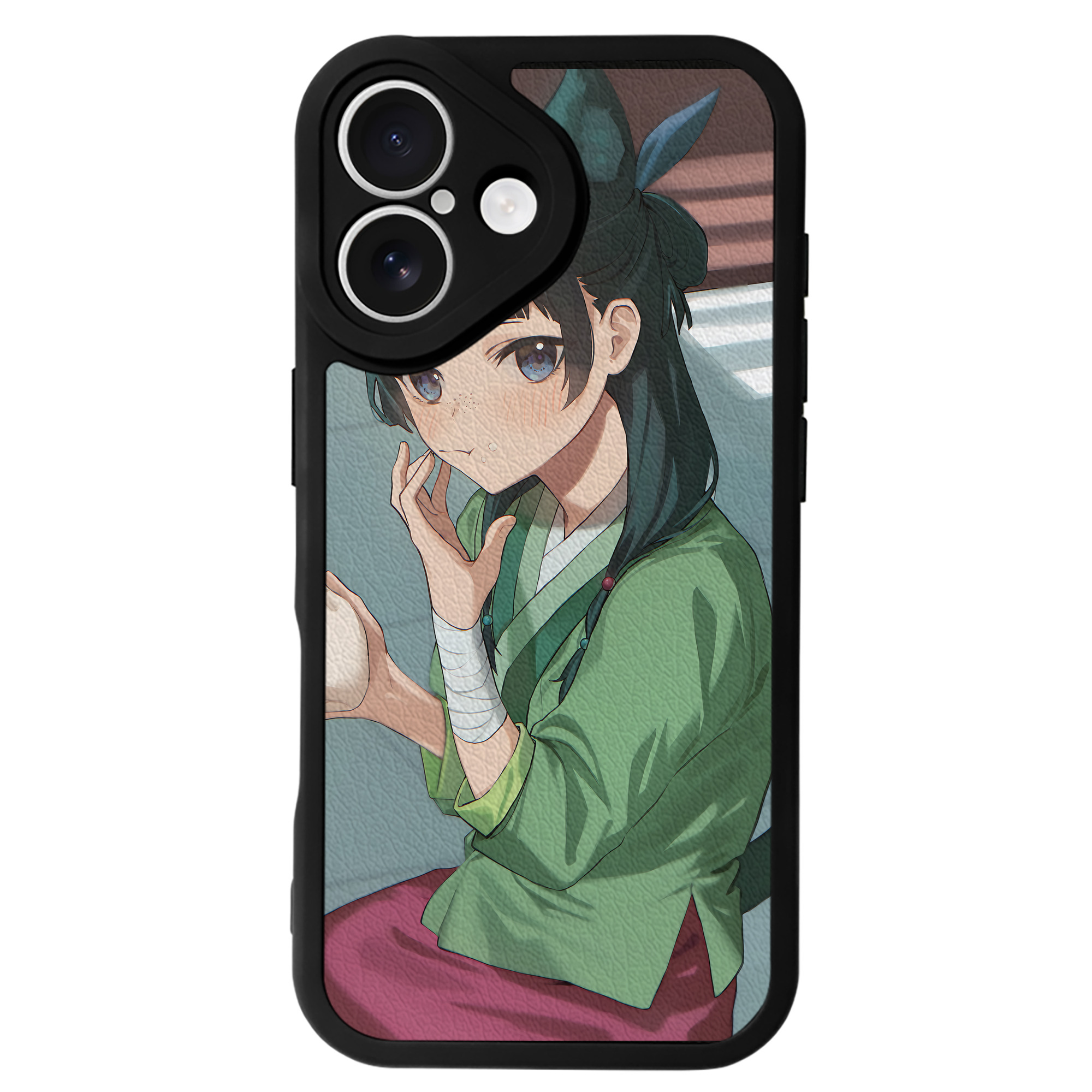 （画像用） 薬屋のひとりごと The Apothecary Diaries 【iPhone 16シリーズ対応】シリコンスマホケース（レザー調） 材質：シリコン